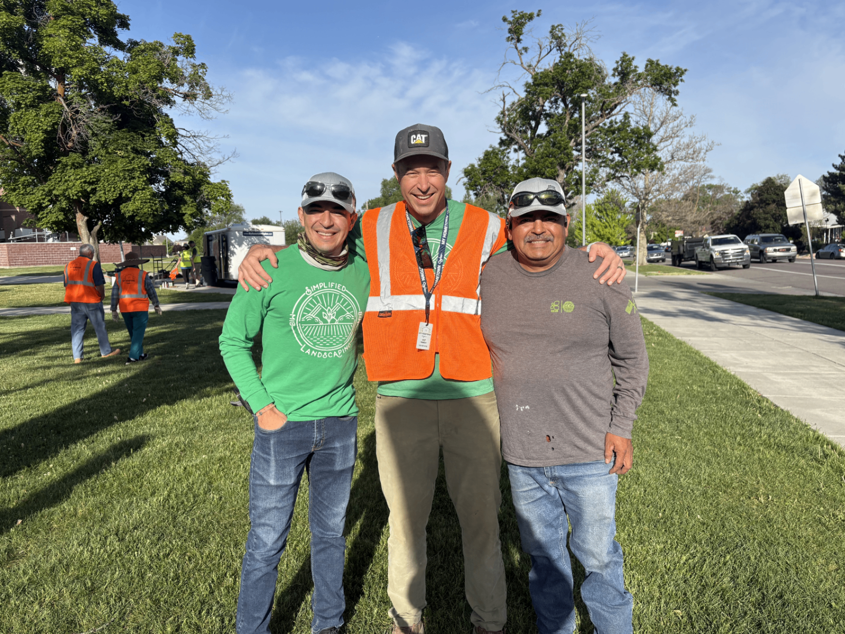 Community service work with My Hometown