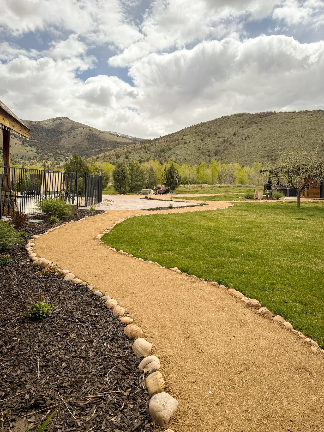 Paver patio and walkway installation by Simplified Landscaping