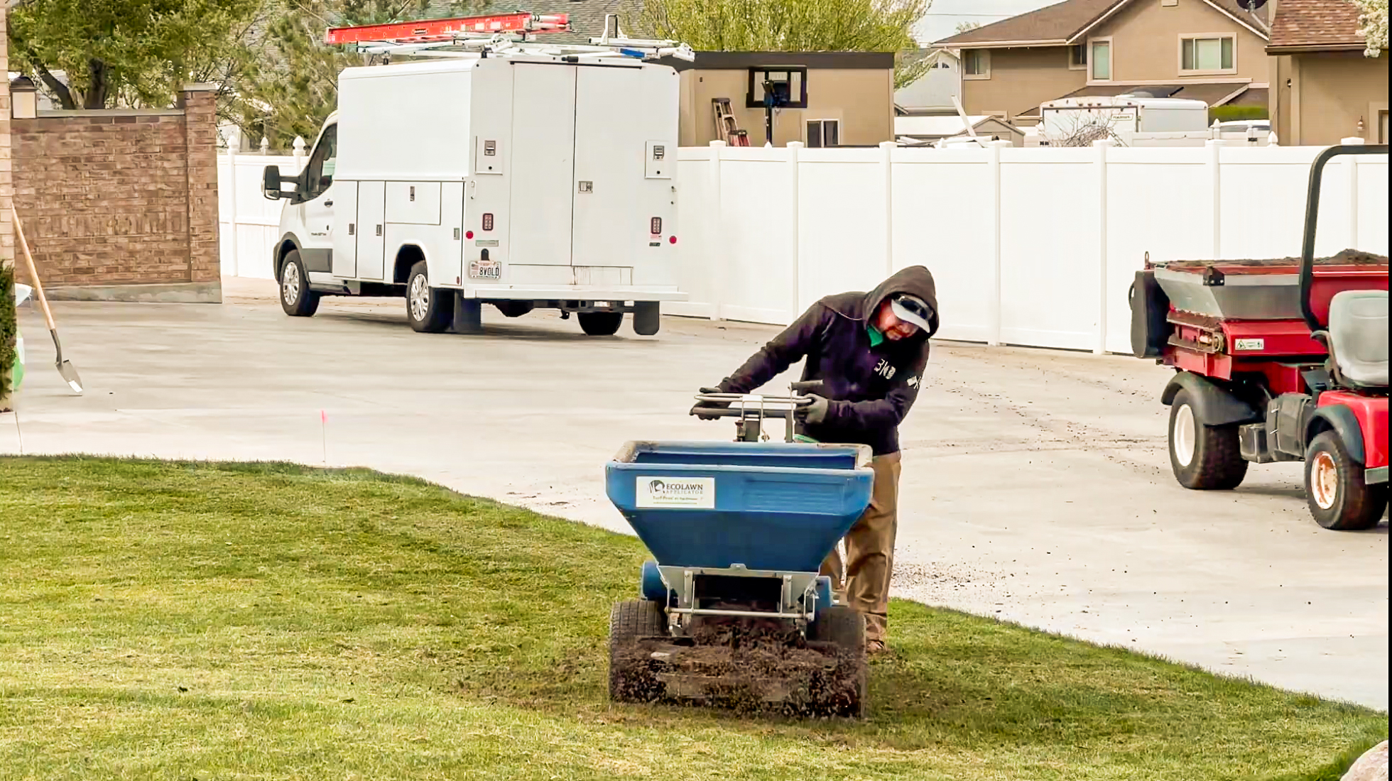 Lawn Top Dressing project 4