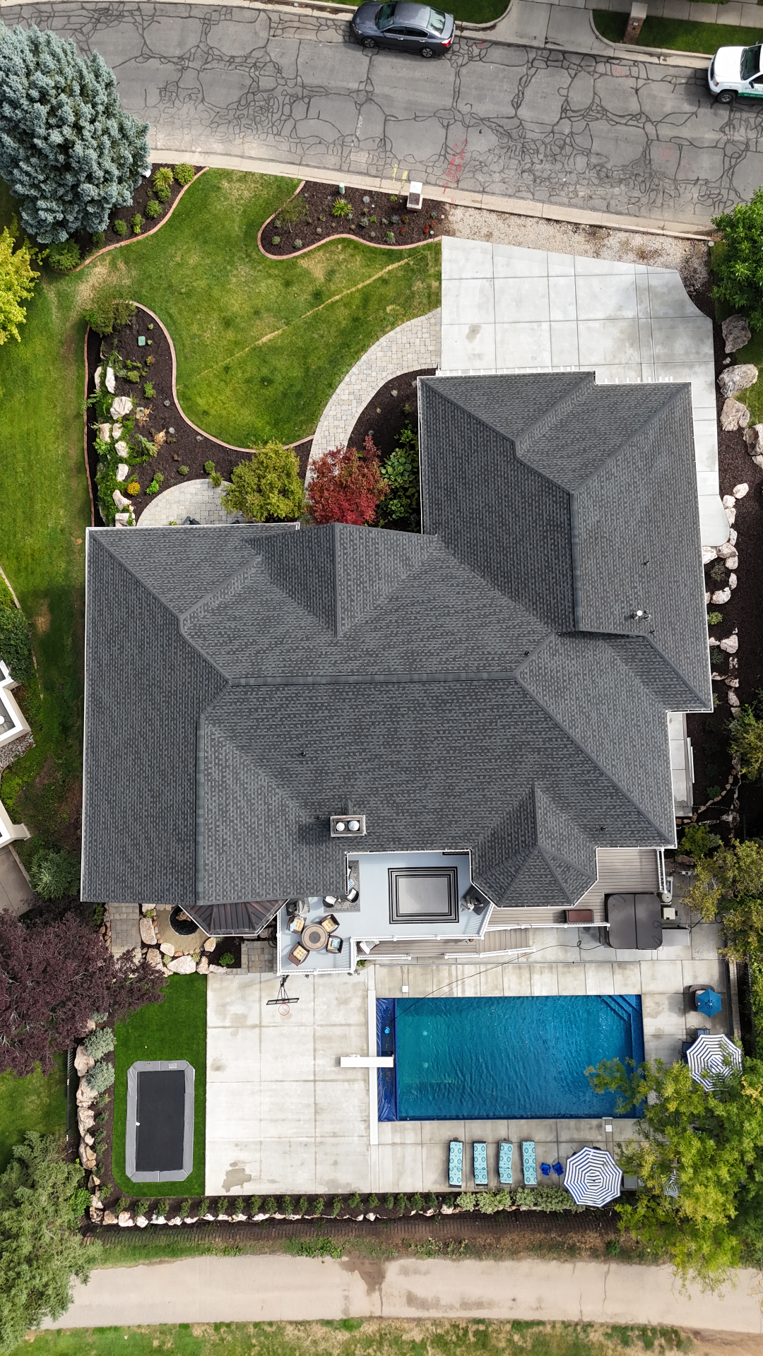Residential pool landscaping