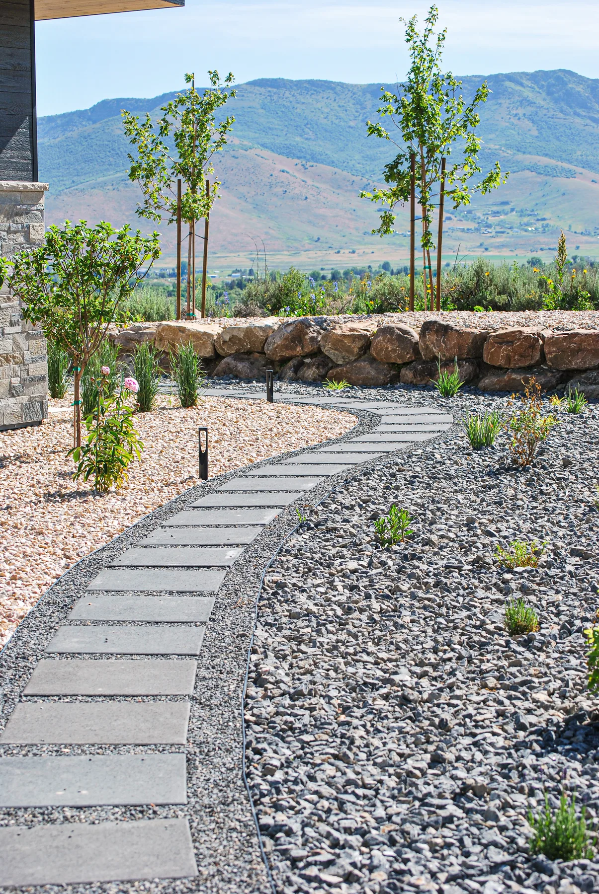 Paver patio and walkway installation by Simplified Landscaping